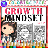 Daily Reminder Series - Growth Mindset Coloring Pages Set 