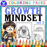 Daily Reminder Series - Growth Mindset Coloring Pages Set 