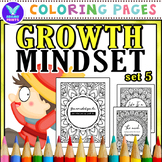 Daily Reminder Series - Growth Mindset Coloring Pages Set 