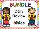 Daily Review PowerPoints for Kindergarten BUNDLE~Great for