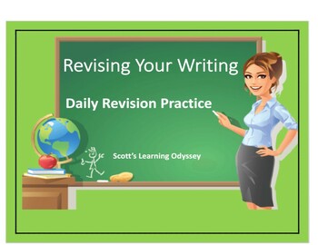 Preview of Daily Revision Practice for Writing Lessons with 2 Quizzes
