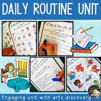 Preview of Daily Routines ESL - Daily Routine Unit