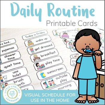 Basic School morning routine cards~Communication~ SEN~Autism~Learning~Home use 