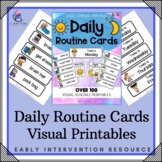 Daily Routine Cards - Visual Schedule Printable Cards SPED