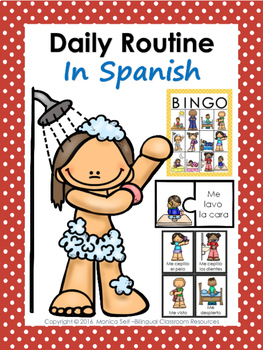 Daily Routine In Spanish by Bilingual Classroom Resources | TpT