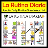 Daily Routine Spanish Vocab Activities & Games Unit (La Ru
