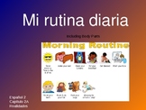 Daily Routine Spanish Vocabulary PowerPoint