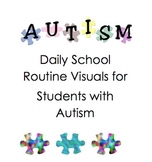Daily Routine Visuals for Students with Autism