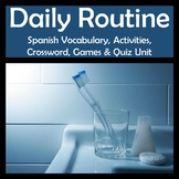 Daily Routine Vocabulary, Activities, Crossword, Games, & 