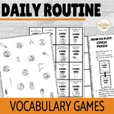 Daily Routine and Spanish Reflexive Verbs Vocabulary Games