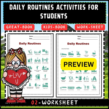 Preview of Daily Routines Activities for Students 2024