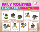 Daily Routines Flash Cards