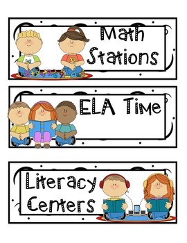 Daily Schedule by Mrs Lawson's Elementary Explorers | TPT