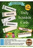 Daily Schedule Cards-102pc-Animal Series
