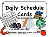 Daily Schedule Cards