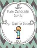 Daily Schedule Cards