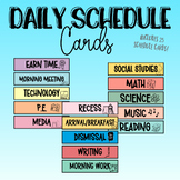 Daily Schedule Cards - Color POP!