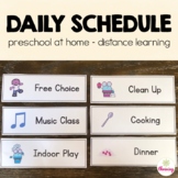 Daily Schedule Cards For Home Use During Distance Learning