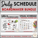 Daily Schedule Cards & Visual Schedule - Boardmaker Bundle
