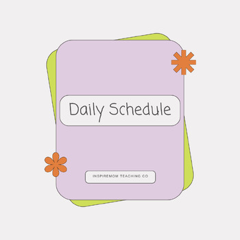 Preview of Daily Schedule Cards - Task Analysis - Schedule Supports - Visual Supports