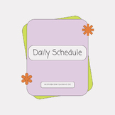 Daily Schedule Cards - Task Analysis - Schedule Supports -