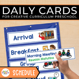 Daily Schedule Cards for Creative Curriculum Preschool Eng