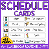 Daily Schedule Cards for Visual Schedules - Classroom Schedule