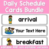Daily Schedule Cards with Pictures Bundle