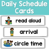 Daily Schedule Cards with Pictures for Preschool PreK and 