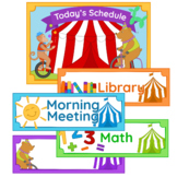 Daily Schedule Circus Theme / Carnival