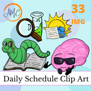 Preview of Daily Schedule Clip Art