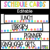 Daily Schedule | EDITABLE Daily Schedule Cards Classroom Posters 