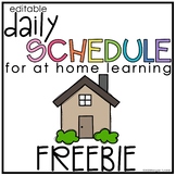 Daily Schedule For At Home Learning