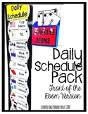 Daily Schedule Pack (Front Of Board Version)- Autism Classroom