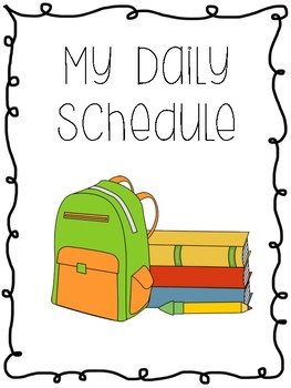 Preview of Daily Schedule Pages