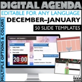 Daily Schedule Template Winter