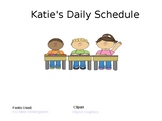 Daily Schedule for Pocket Charts [editable]
