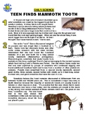 Daily Science 12 : Mammoth Fossil Find (article / workshee