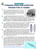 Daily Science 22 : Tardigrades (biology article / ELA / Su