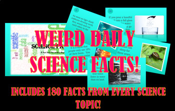 Preview of Daily Science Facts