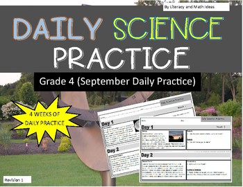 Daily Science Practice (Grade 4:  September Full Month)
