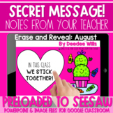 Daily Secret Messages Digital | August