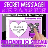 Daily Secret Messages Digital | September