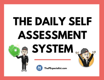 Preview of Daily Self Assessment System (Exit Check) for PE / Related Areas