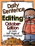 Daily Sentence Editing {October Edition}