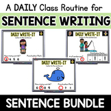 Daily Sentence Writing Practice BUNDLE: Sentence Writing A