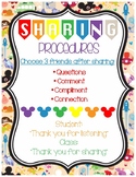 Daily Sharing Procedures Poster