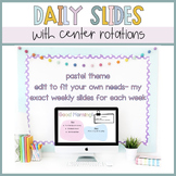 Daily Slides | Center Small Group Rotations