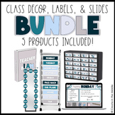 Daily Slides & Classroom Labels Bundle