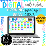 Daily Slides, Morning Meeting and Digital Calendar- Bubble
